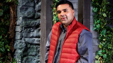 Naughty Boy - I'm A Celebrity... Get Me Out Of Here! 2021. Pic: ITV/Lifted Entertainment